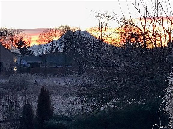 View of Mt. Rainier from deck.