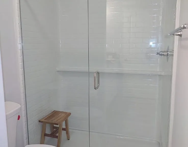 Master shower