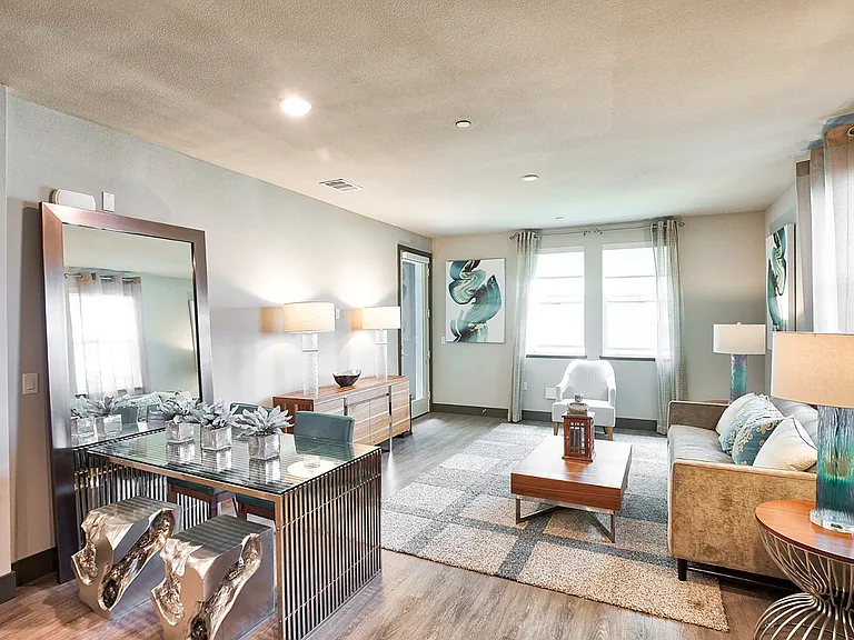 Spacious living room