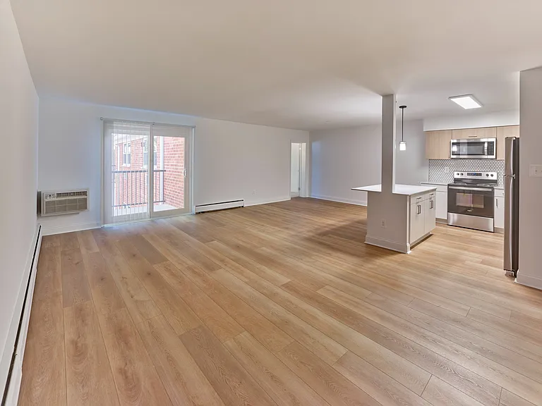 Plank flooring in the Living Area