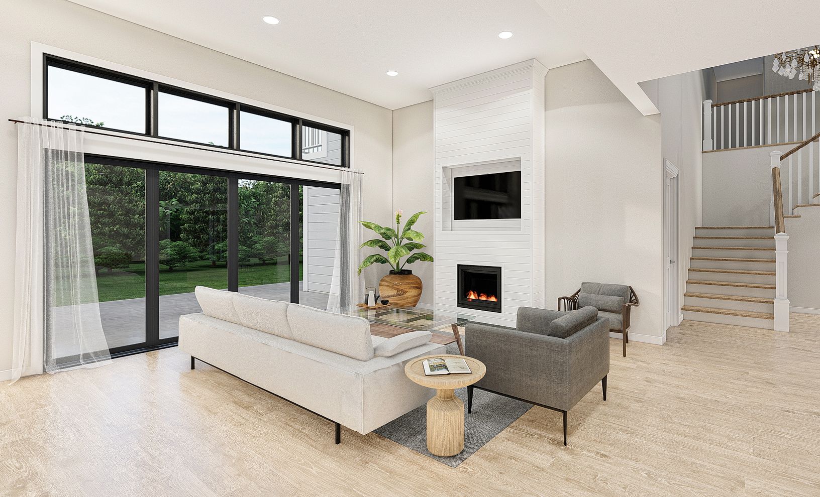  Living Room w/Gas Fireplace