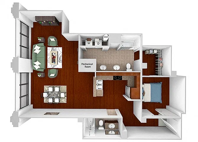 Floor plan A12 (Landmark)