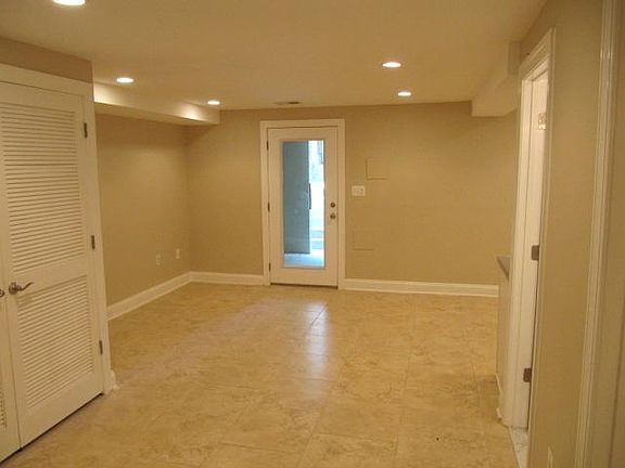 view from bedroom door to front of apt.