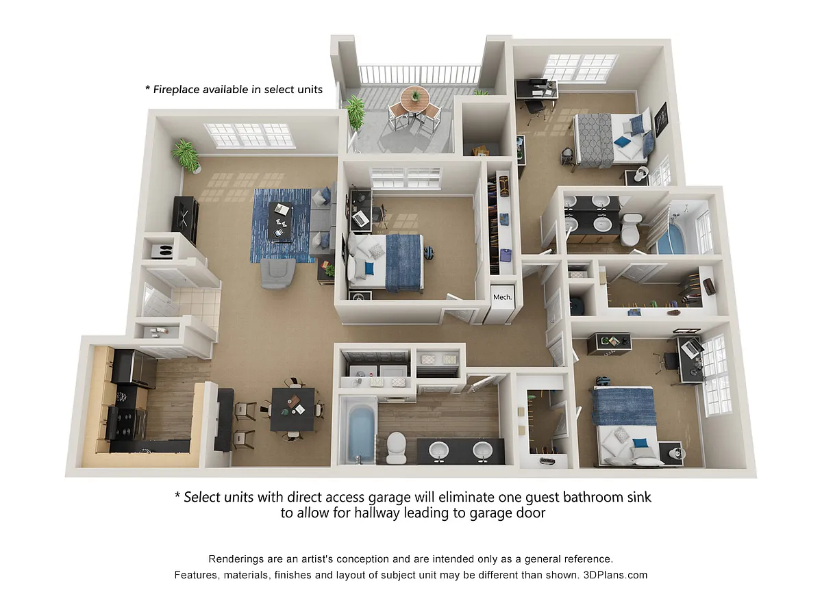 Floor plan Wisteria | Upgraded