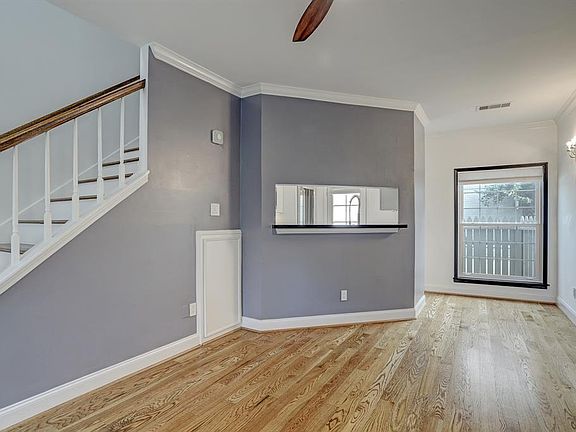 Open Floor plan with beautiful hardwood floors. Lots of natural light!