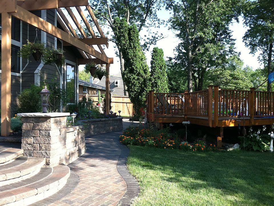 Backyard behind Family Room