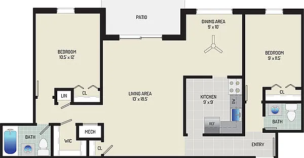 Deerfield Run & Village Square North Apartments — Photo 48