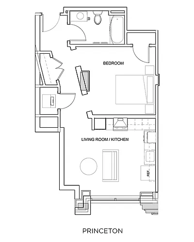 Floor plan Princeton