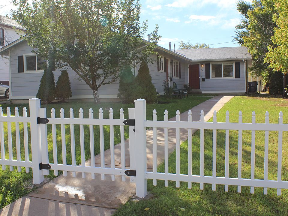 Front yard of duplex. View from Tennyson Street.