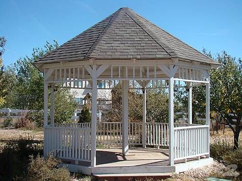 Gazebo in Back Yard