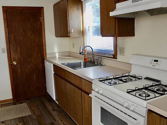 Half bath off the kitchen for convenience.