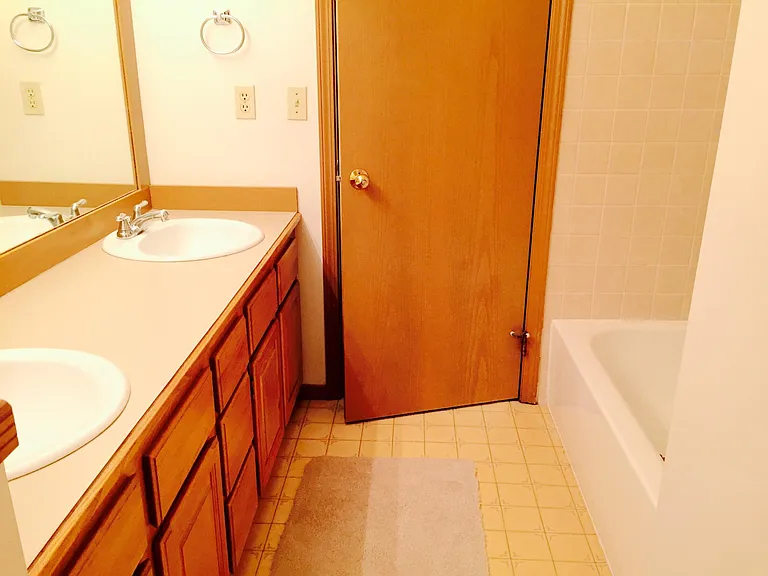 Hallway bathroom