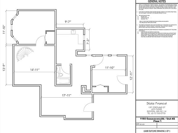 2nd image of 1193 Commonwealth Ave APT 2