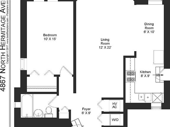 2nd image of 4865 N Hermitage Ave #G