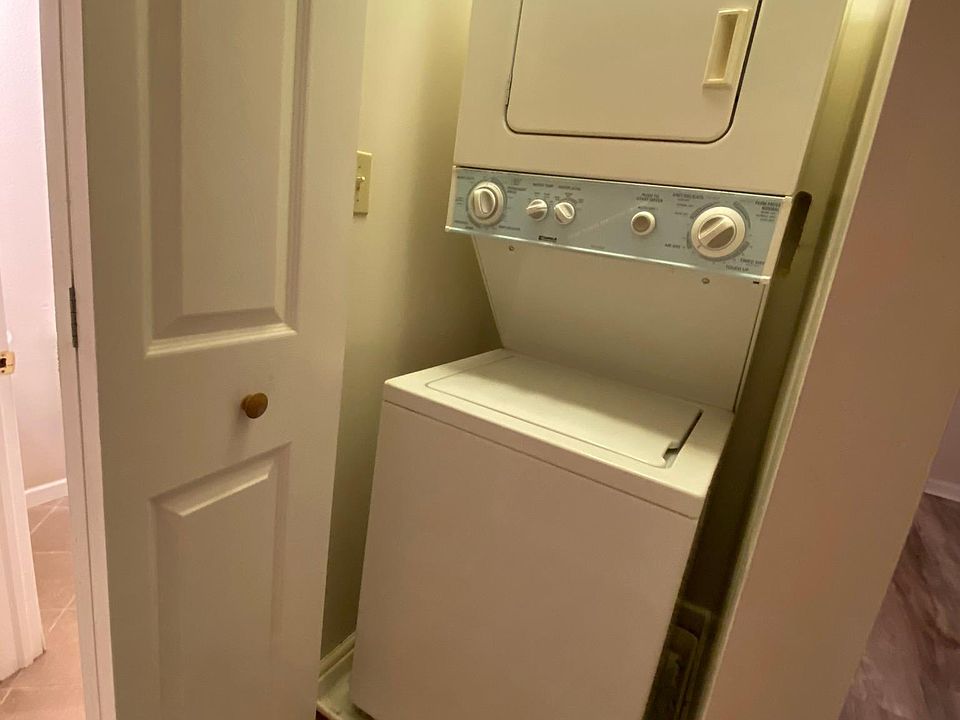 In unit laundry