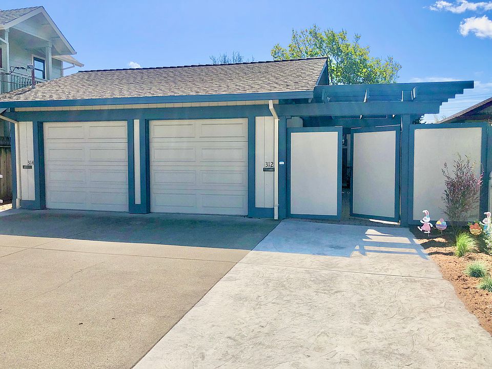 Street view of garage