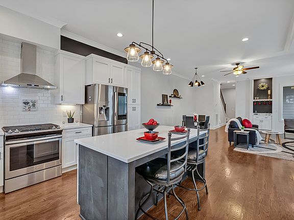 View from the Kitchen. You'll love the upscale kitchen appliances.