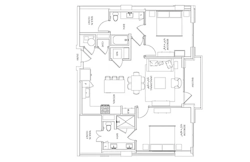 Floor plan B6T