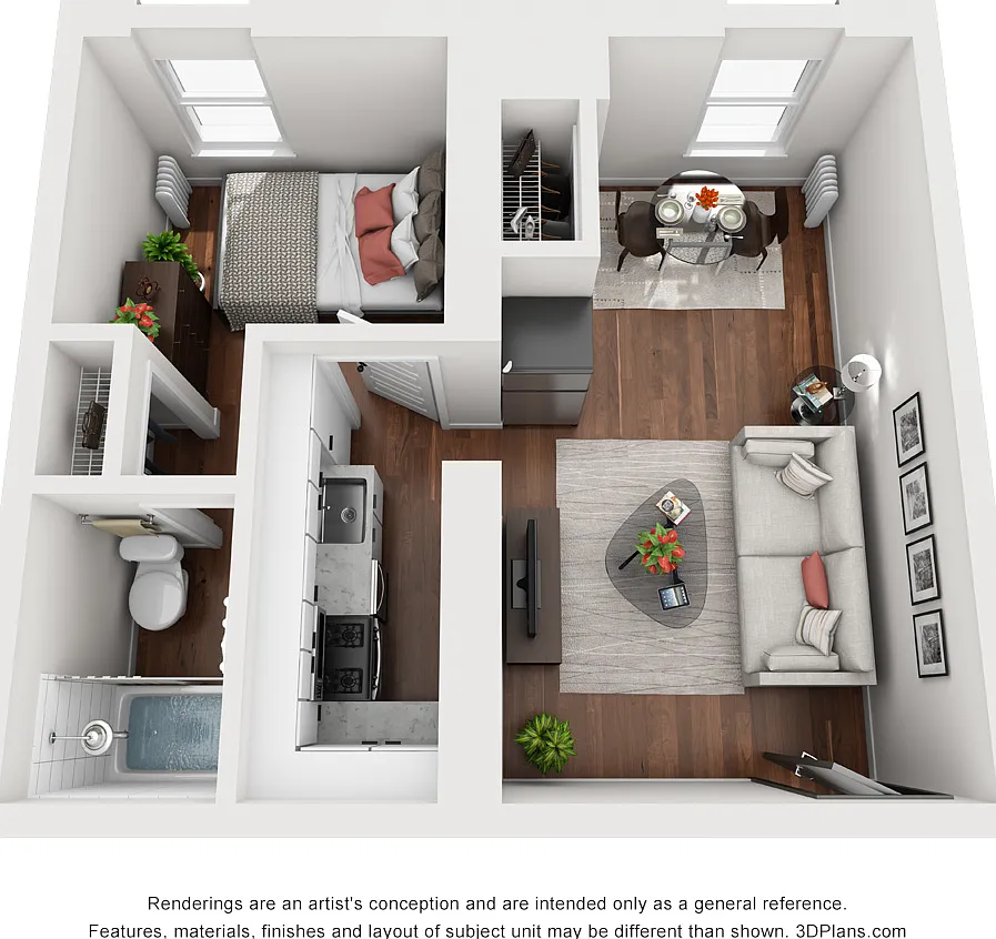 1 bed, 380 sqft, $795 — Photo 1