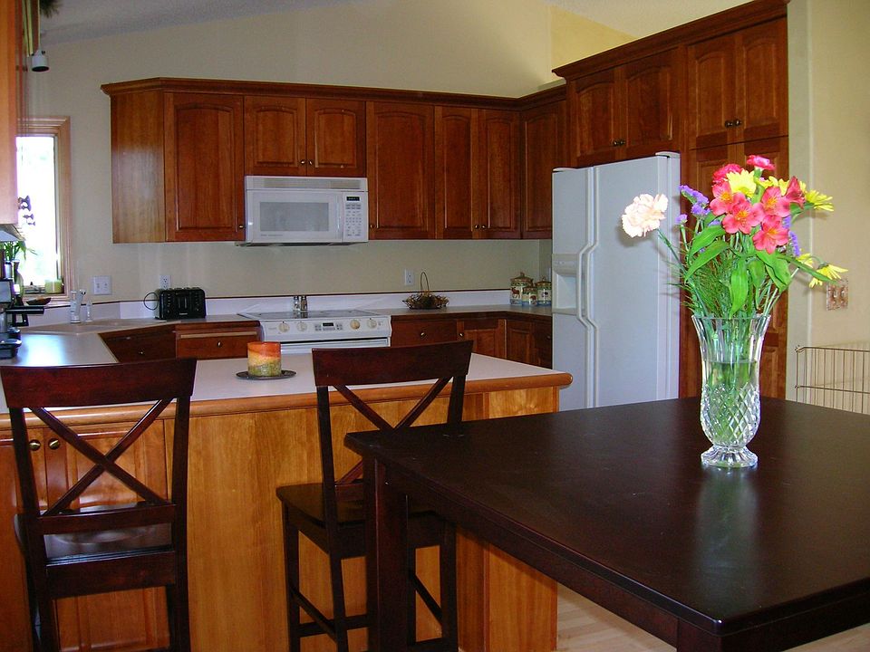 Beautiful custom cherry woodwork thoughout home
