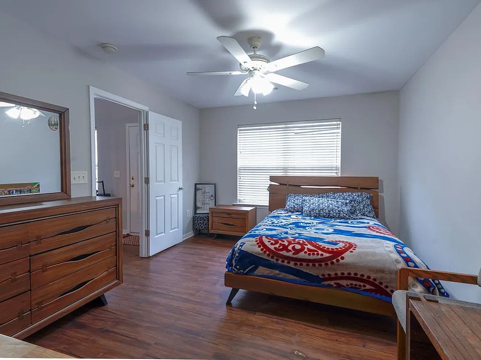 Master bedroom with bathroom