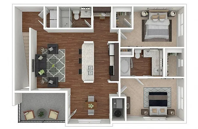 Floor plan B3