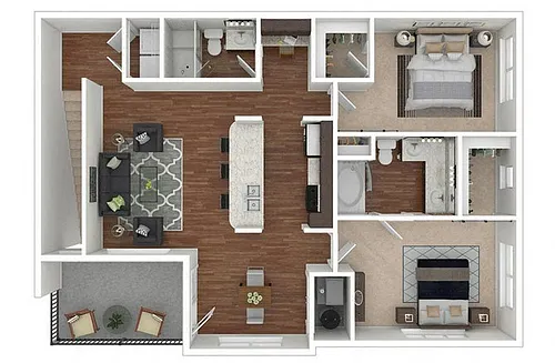 Floor plan B3