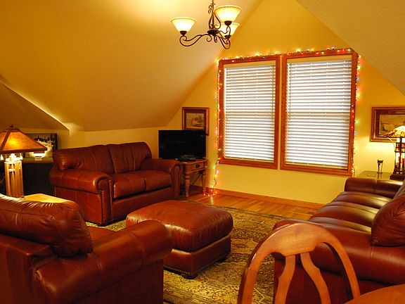 Upstairs living area.