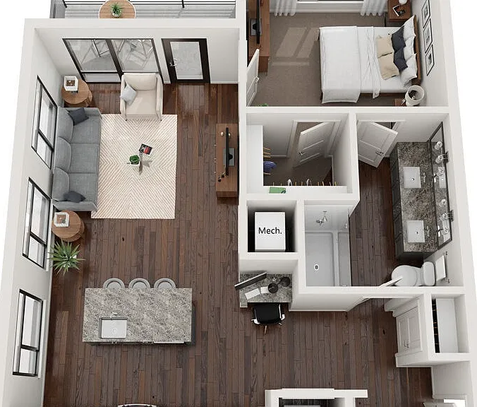 A13 floor plan Wellen