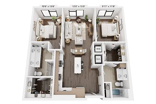 Floor plan B43