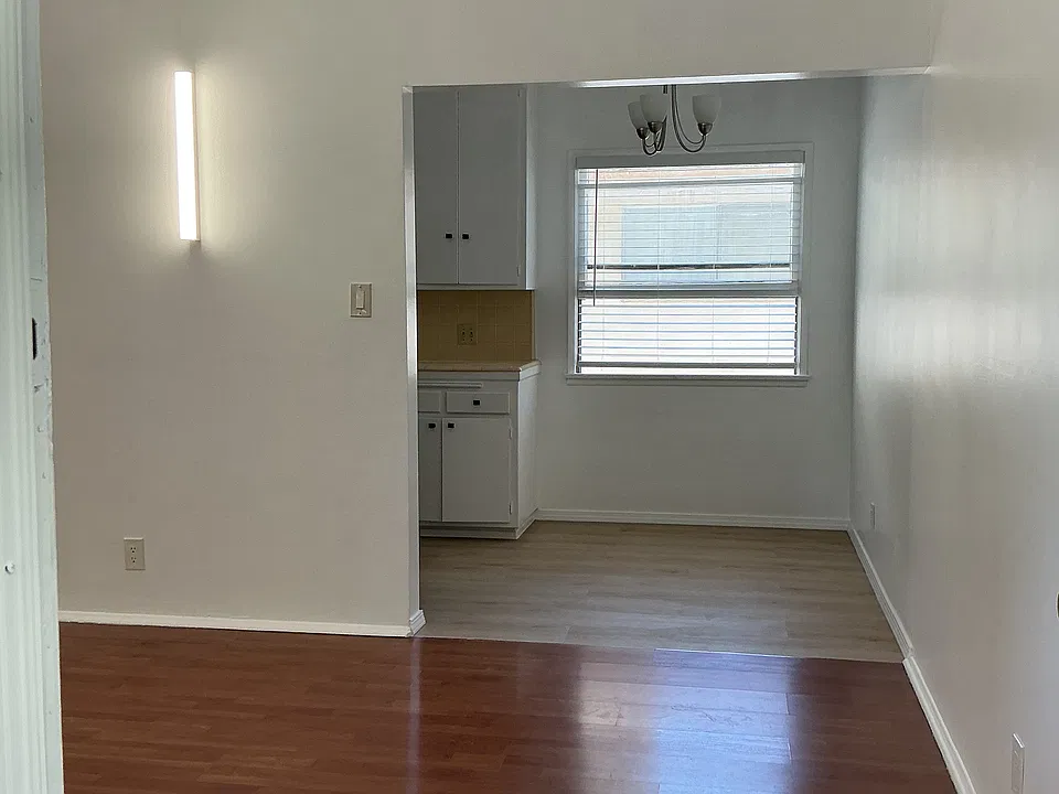 Living room and kitchen