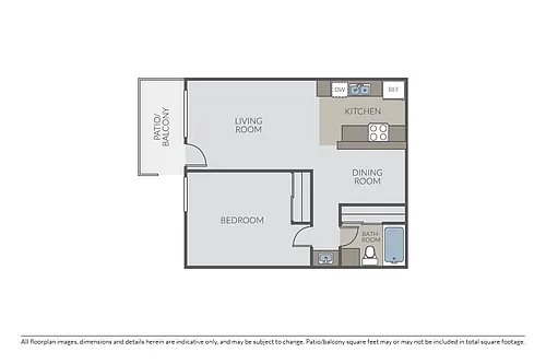 Floor plan Plan 1A
