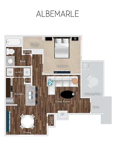 Floor plan Albermarle