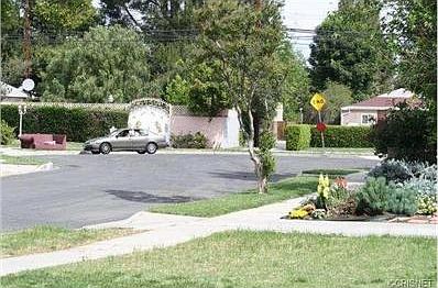 The home is located in a cul de sac.