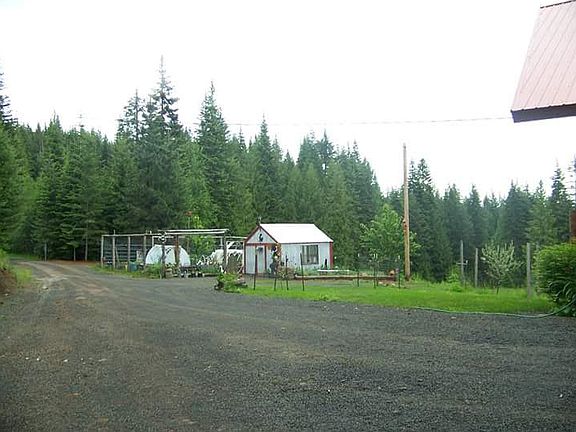 Fenced garden & green house