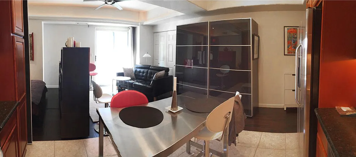 Lots of closet space, plus storage space on Mezzanine level. - 200 W 2nd St #1010
