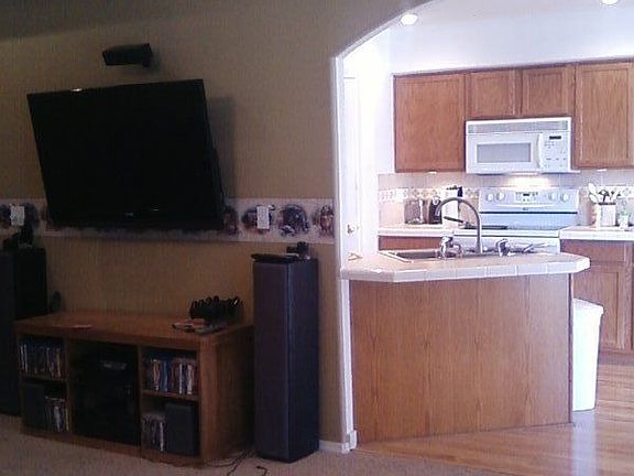 Kitchen into Living Room, Very Open!