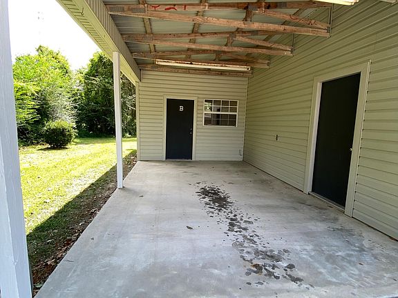 entry to the apartment and into the garage.