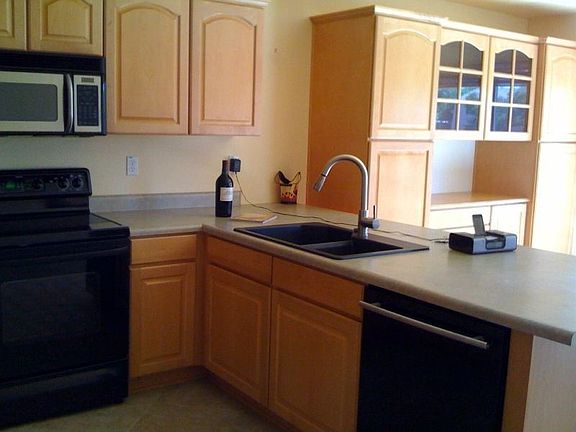 Kitchen with extra cabinets