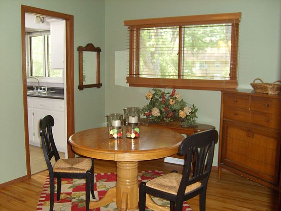 Bedroom currently used as a dining room-gorgeous hardwood floors