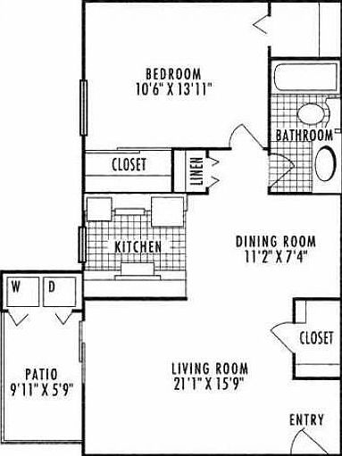 A2 1x1 700 sq.ft.