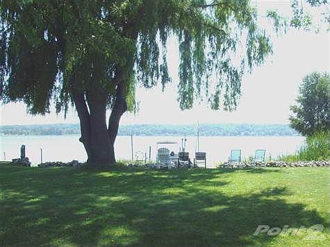 Lake and Lawn Looking From The Cottage