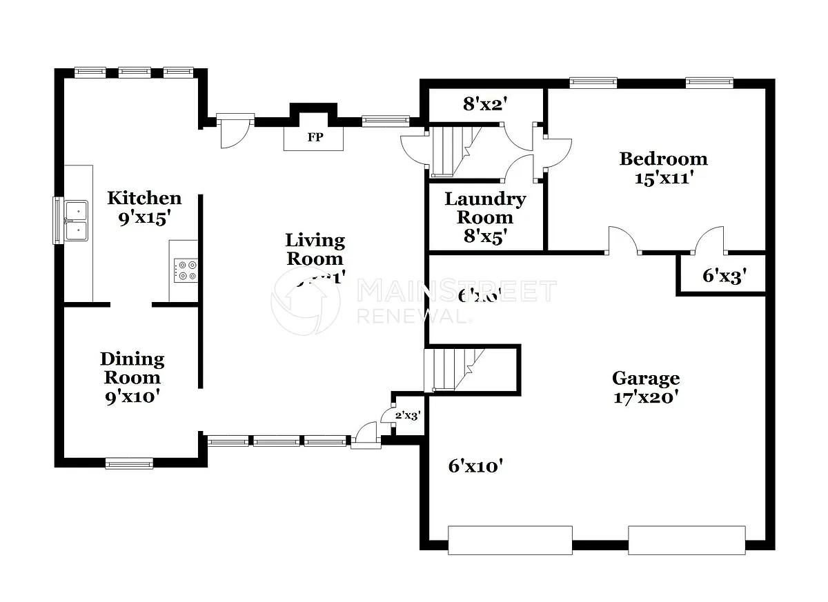 Floor Plan - 1828 Donna Ct