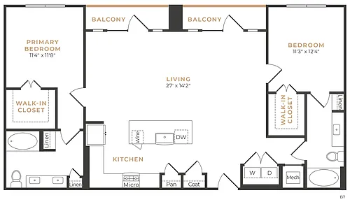 Floor plan B8