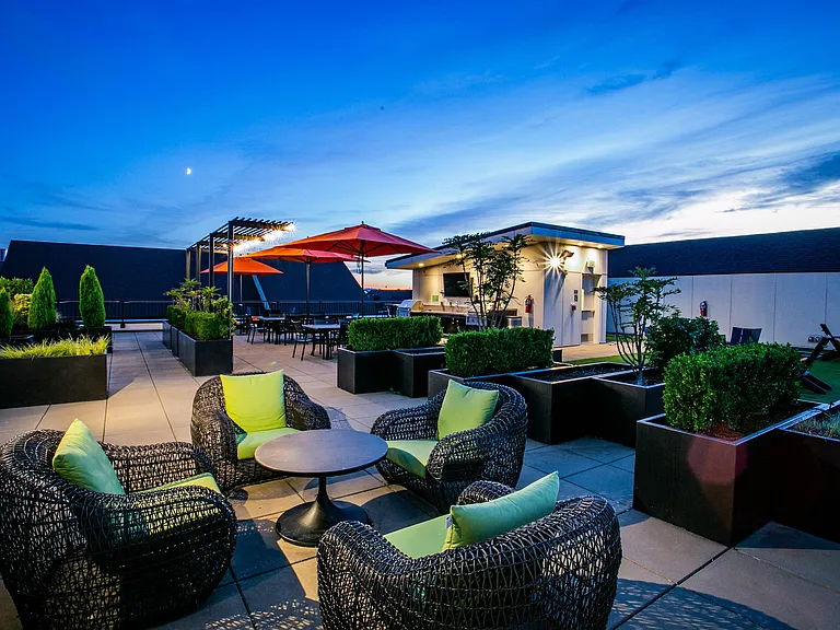 Outdoor BBQs and Seating Area