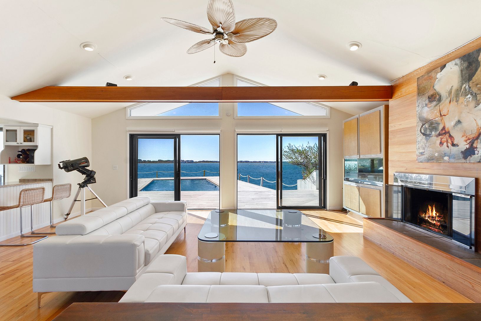  Living Room overlooking Moriches Bay