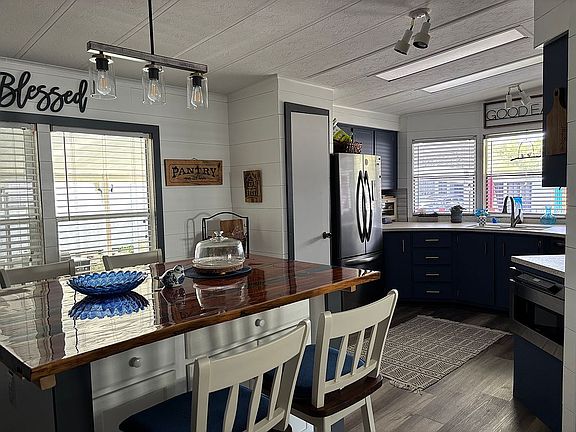 Custom built island.