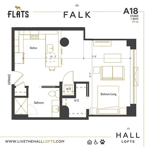 Floor plan A18