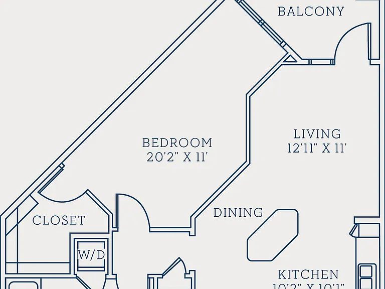 Circa Uptown - A2 - 1 Beds - 1 Baths - 747 Sq. ft.