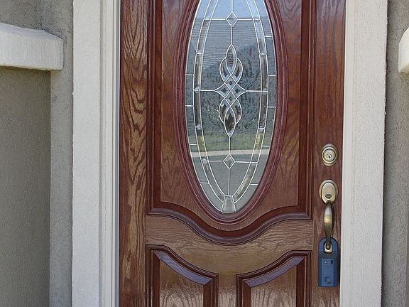 Leaded Glass Entry